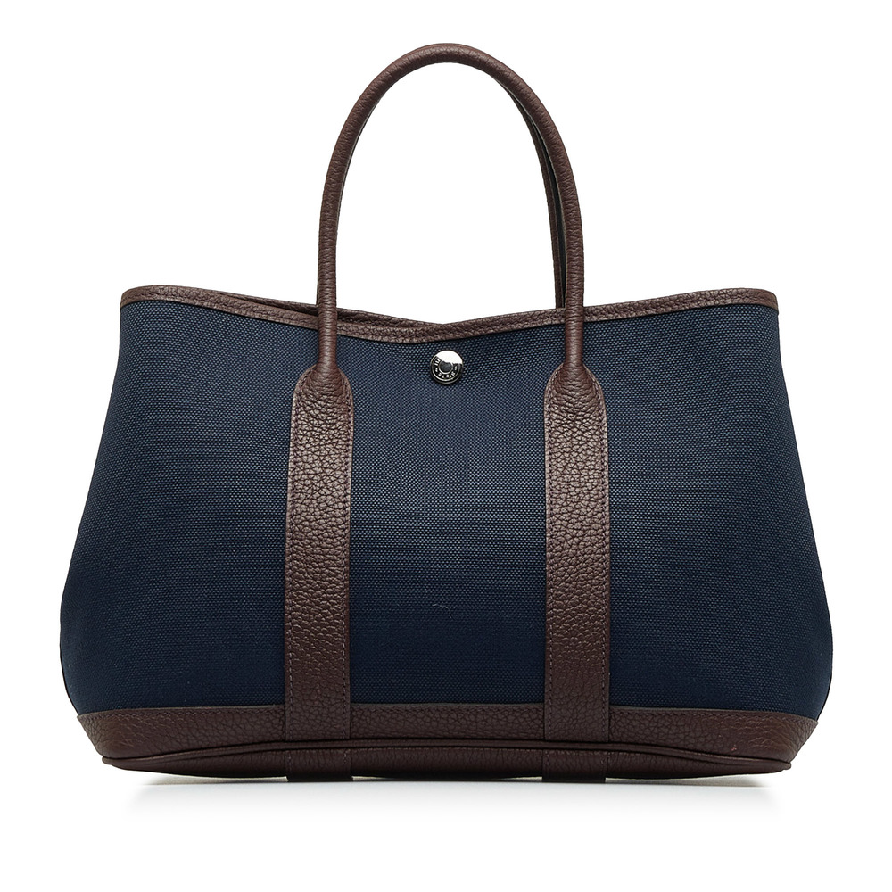 HERMES Toile Garden Party TPM Tote Bag - Picture 3 of 9